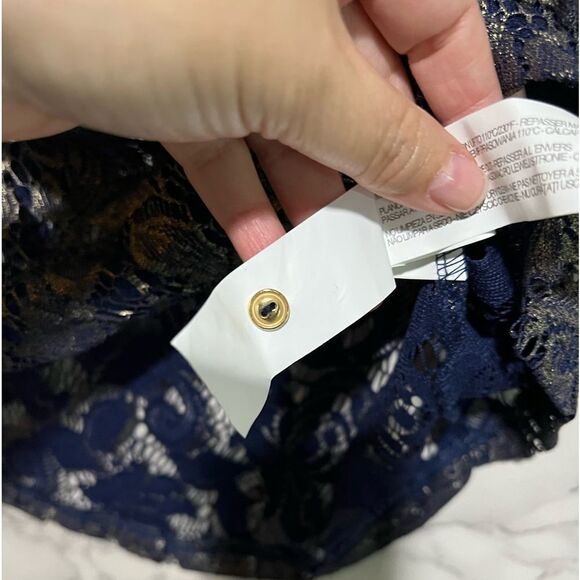 Zara Trafaluc Scoop Neck Lace Top Size S - Picture 5 of 6